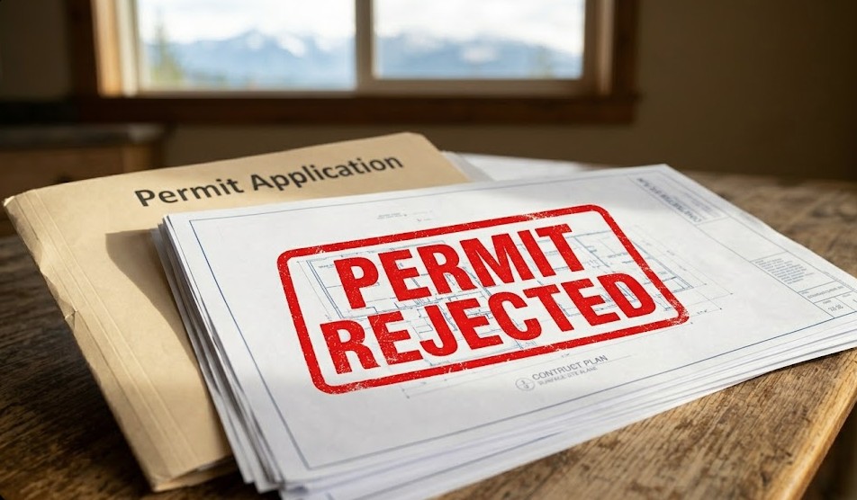 Architectural plans and permit documents that a feasibility study helps protect